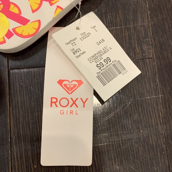 Roxy Flipflops with citrus fruits designs - Picture 4 of 4
